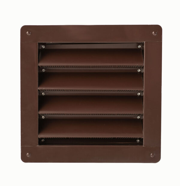 8" x 8" Barn Eave Vents - Brown or White - 2pcs - Image 2