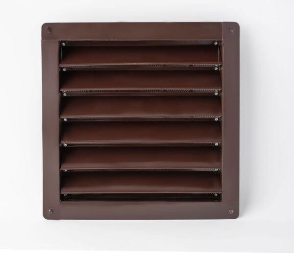 12" x 12" Barn Eave Vents - Brown or White - 2pcs
