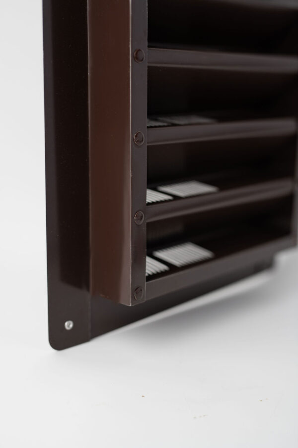 8" x 8" Barn Eave Vents - Brown or White - 2pcs - Image 4