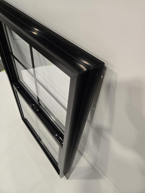24x27 Durable Vinyl Windows with Double Pane Tempered Glass – Black or White - Image 3