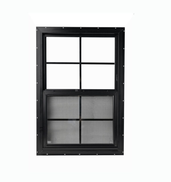18x27 Durable Vinyl Windows with Double Pane Tempered Glass – Black or White - Image 14